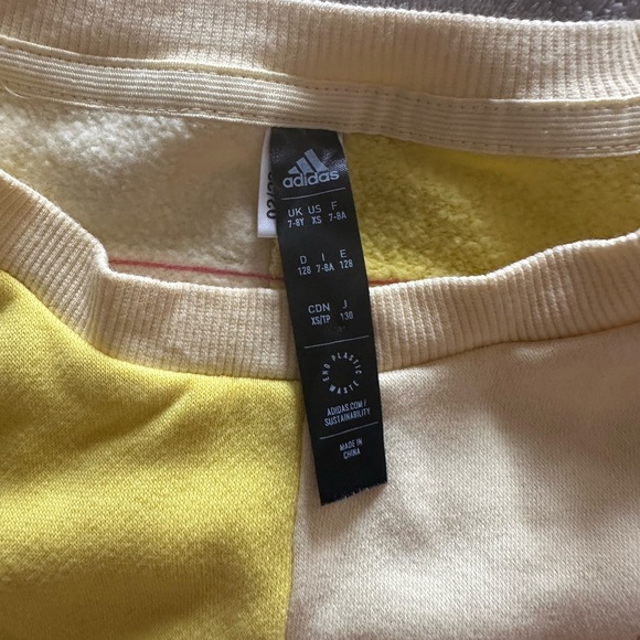 Adidas Yellow and Pink Mickey and Donald Disney Hoodie - Picture 7 of 7